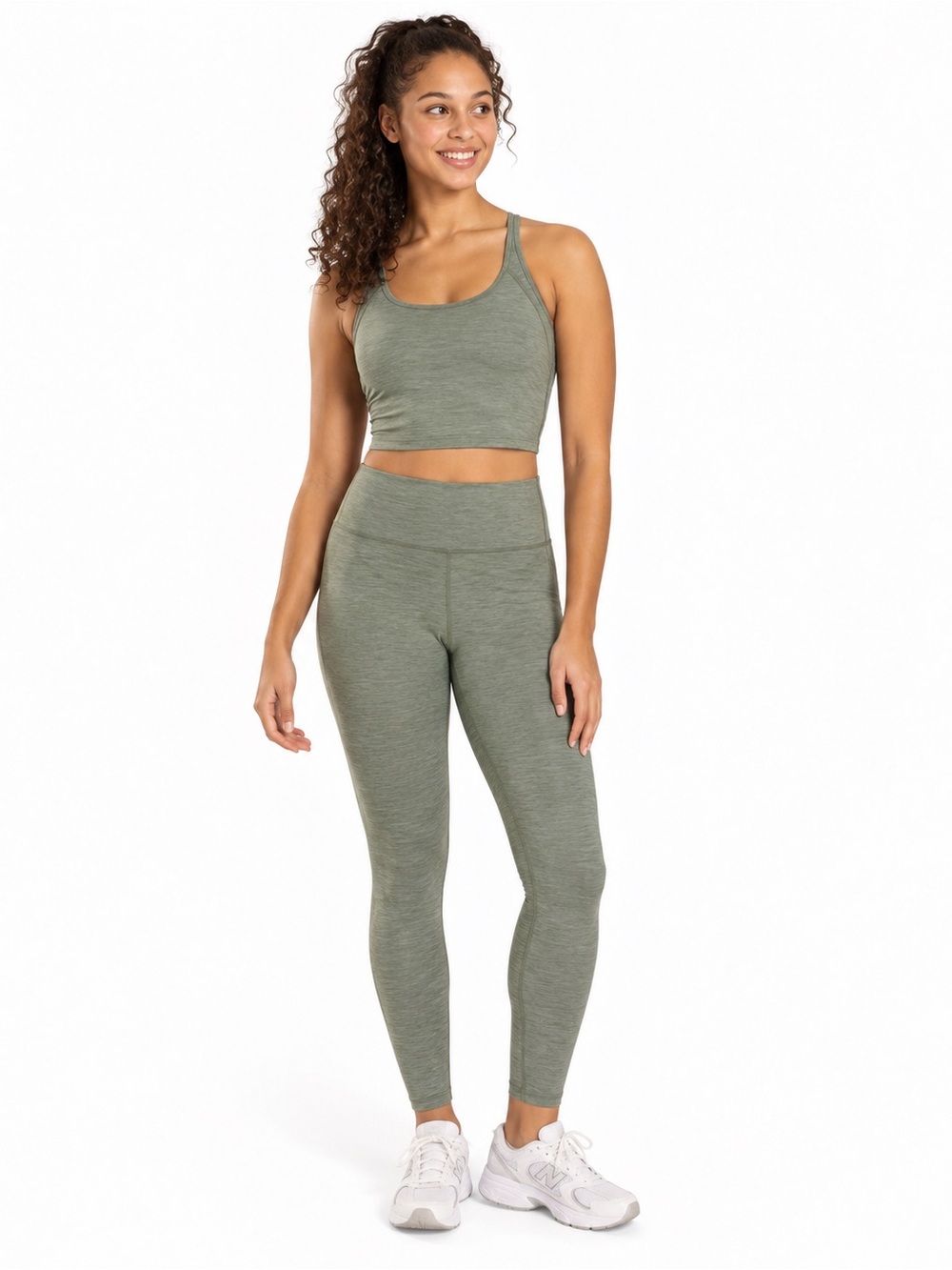 28. NUX • NWOT $120 Olive Green Seamless Legging
